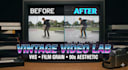 turn your video into a retro vhs, vintage film, or old camera look