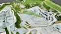 do 3d quarry design, excavation site, mining facility, 3d terrain layout