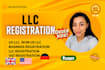 do us llc registration ein llc formation dissolve llc be your agent attorney
