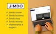 design a professional and modern website using jimdo