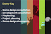 offer game design consultation, including playtesting