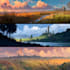draw a natural landscape and background illustration