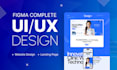 do figma design, figma website design, website ui ux