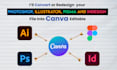 convert psd, ai, indesign and figma to editable canva