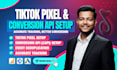 fix or setup tiktok pixel,titkok event or conversion API by google tag manager