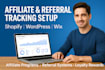set up affiliate loyalty program, tracking referral system affiliate website
