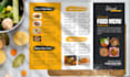 create a stunning, professional restaurant menu design