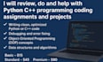 do coding and programming assignment,projects and python