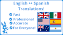 professionally translate english into spanish