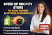 speed up shopify store fix slow website and optimize performance shopify expert
