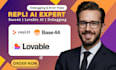 build debug replit ai app fix bugs base44 integrations lovable ai web app expert