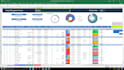 build excel project management tracker, advanced dashboard and automated reports