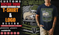 do amazing illustration t shirt design