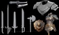 do custom 3d cosplay sword weapon accessories armor props badge for 3d printing