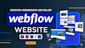 design, develop, or convert figma xd to webflow website, webflow expert