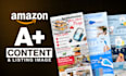 create amazon a plus content, ebc and brand story design