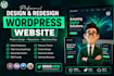 design a responsive wordpress landing page for your business