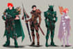 draw your rpg and free fire game character design