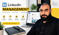do linkedin management as a professional manager