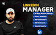 do linkedin management as a professional manager
