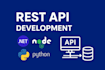 build a rest API in dotnet or nodejs