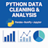clean, preprocess, and analyse datasets using python and pandas