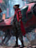 a sci fi character illustration or sci fi character