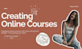 create professional online course content, structure and materials