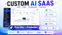develop your custom ai saas web application