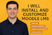 develop custom moodle plugins, themes, and integrations