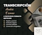 transcribiré audios y documentos escaneados a texto en PDF