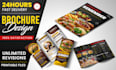 create legally safe brochure, flyer, and menu design
