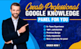 create a verified google knowledge panel for you