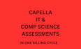 complete capella comp science and IT flexpath assessments in one billing cycle