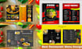design digital, corporate, restaurant brochure, magazine cover, business catalog