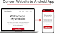 convert your website into a responsive android apps