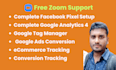 setup google analytics 4, ga4, ecommerce tracking, facebook pixel setup
