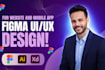 do fast figma app design, website ui ux design, ui ux design