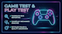 test your game and give a review