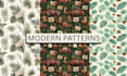 design unique seamless pattern, textile print, and packaging