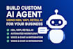 build custom ai agent using n8n, vapi retell ai for your business