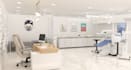 create 3d hospital interior, dental clinic, modern pharmacy, spa, 3d rendering
