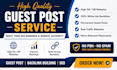 publish news article on high da guest post backlink, seo guest posting service