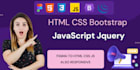 write and debug scripts in html, css, javascript and jquery