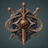 draw a fantasy, rpg, sci fi, steam game logo