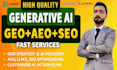 rank your website on ai engines with GEO, aeo ,generative engine optimization