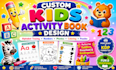 create educational activity book fun learning worksheets for kids tracing book