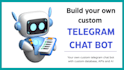 create a fully custom ai based telegram chat bot