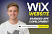 convert wix site to wix branded app for android or ios