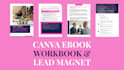 design ebook, PDF, workbook and lead magnet